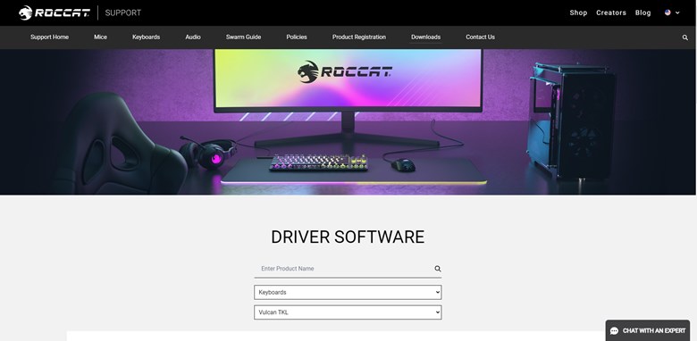 ソフトウェア(ROCCAT Swarm)
