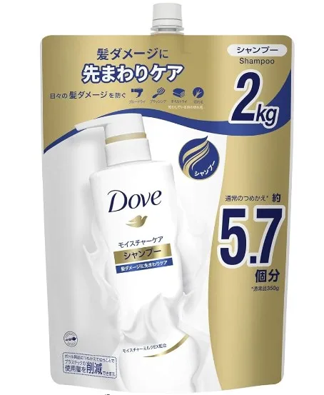 Dove(ダヴ) モイスチャーケア シャンプー 詰め替え用 超特大 2000g ホワイト　1147円