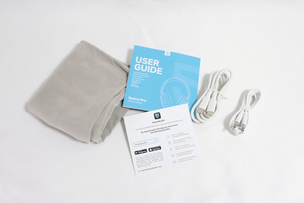 SOUNDPEATS Space Proの付属品