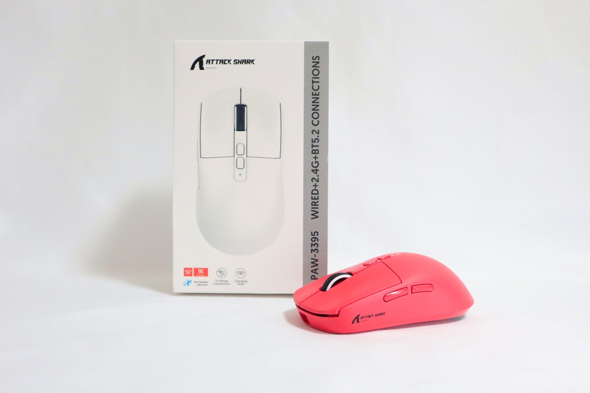 【約4,000円】Attack Shark X6 レビュー｜コスパ最強のゲーミングマウスは“置くだけ充電”が魅力