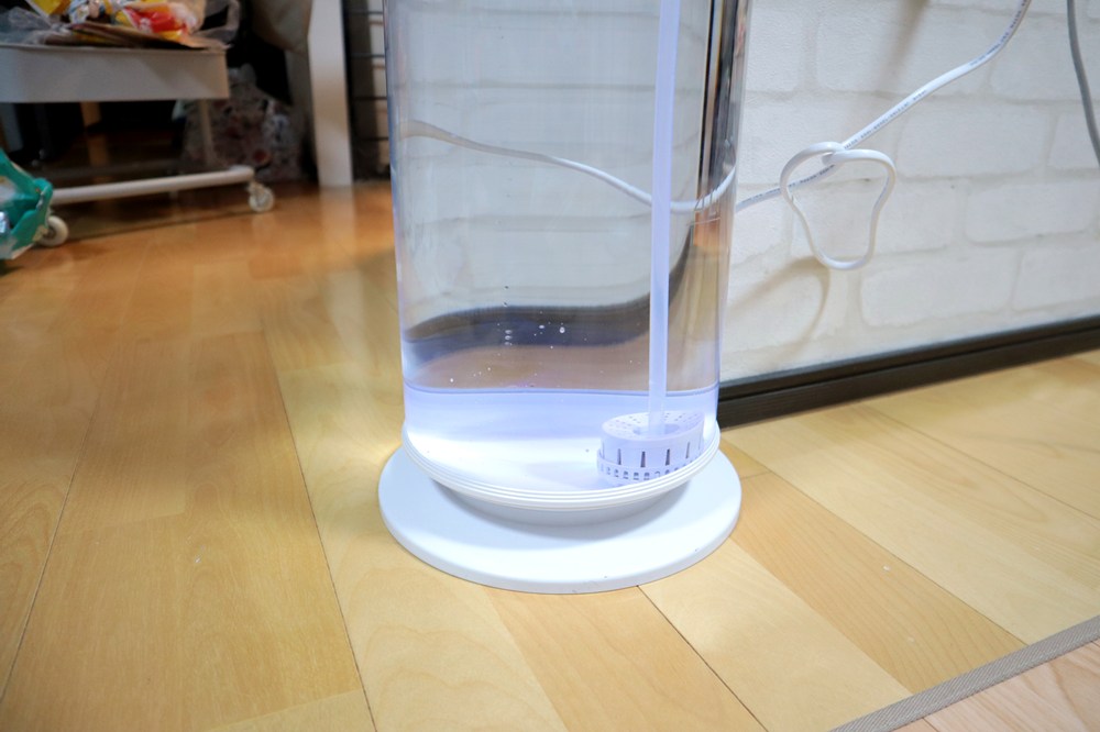 タンク最下層まで水が使える