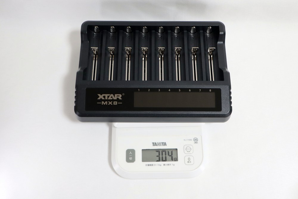 重さは304g