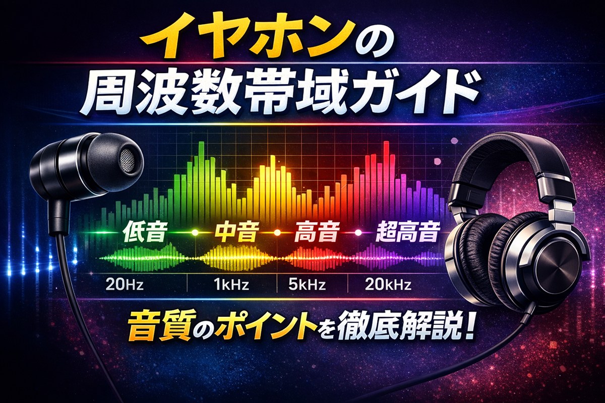 【保存版】イヤホンの音域（周波数帯域）を完全理解｜Hz/kHz早見表＋足音・銃声・男女ボーカル例＋EQ対処